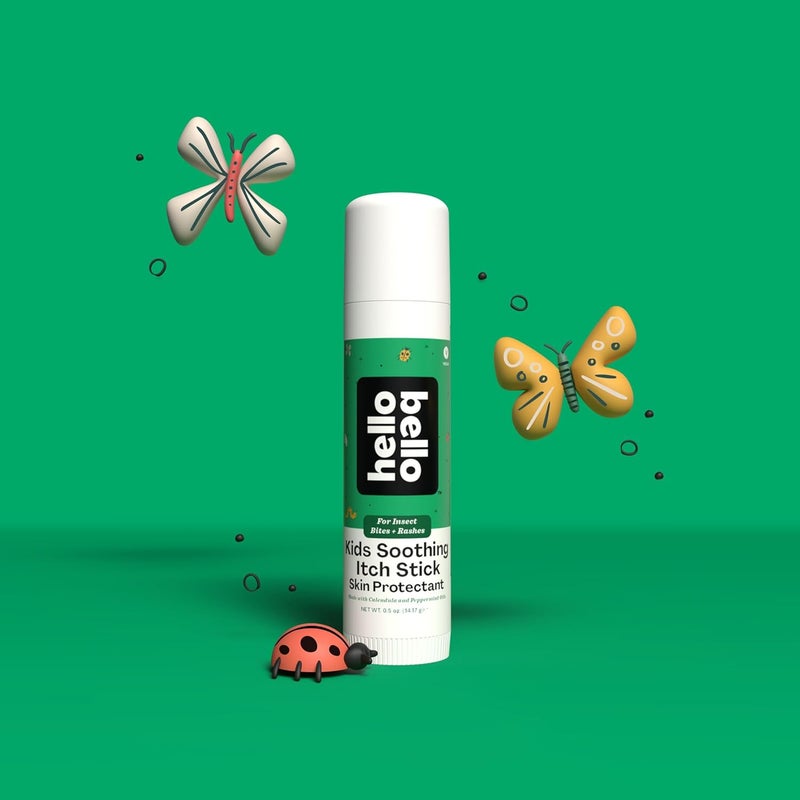 Hello Bello Kids Soothing Itch Stick, 0.5 oz, Skin Protectant with Calendula and Peppermint Oils, for Insect Bites and Rashes - Image 4